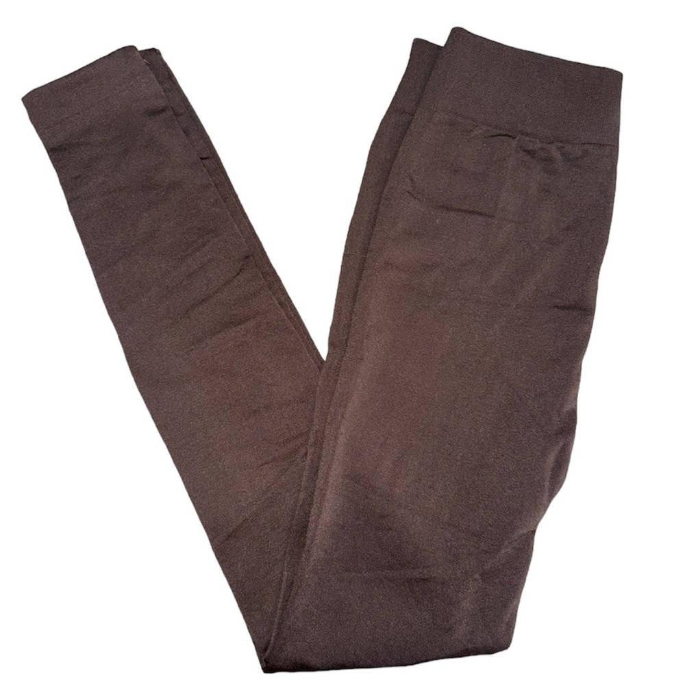 NWT CHOCOLATE BROWN SOHO GIRLS LEGGINGS ONE SIZE FITS ALL